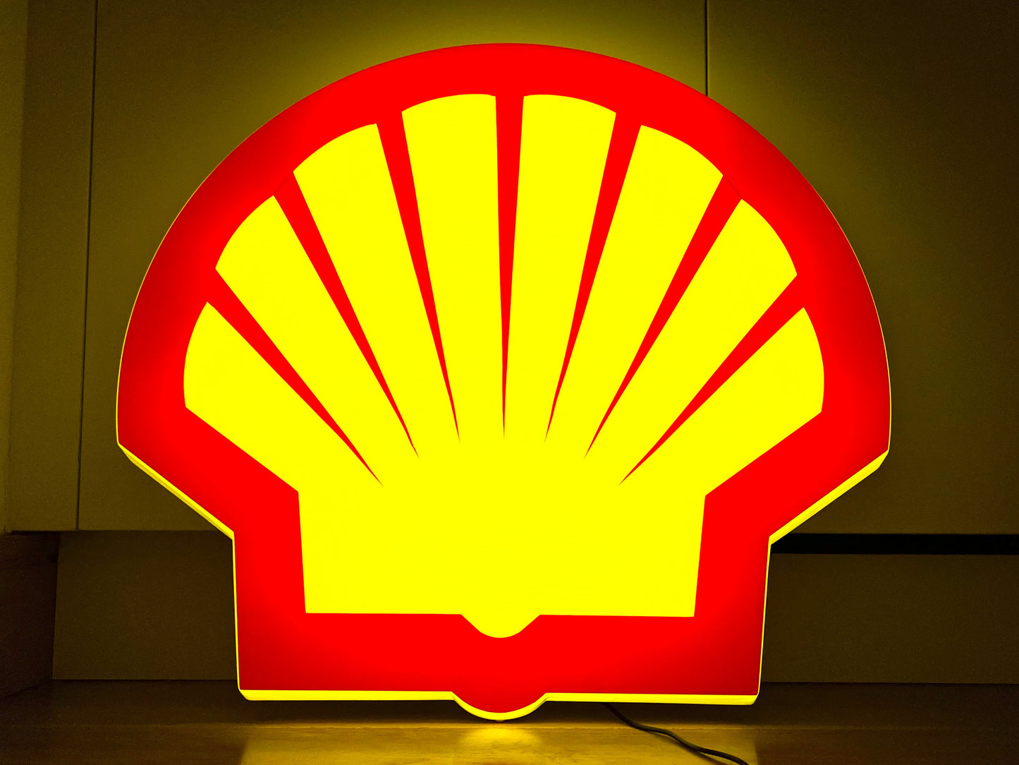 Shell Oil Illuminated Sign