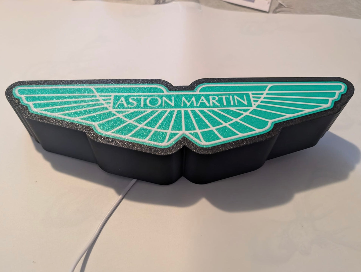 Aston Martin Lightbox Illuminated Logo Sign