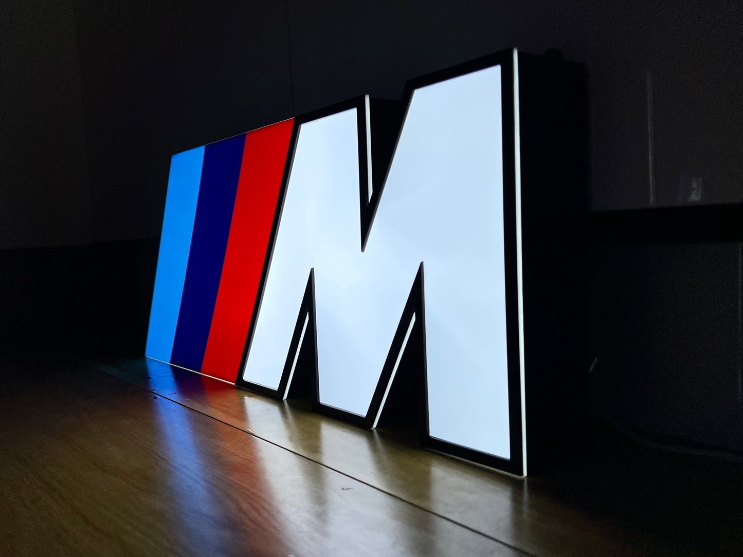 BMW M Power Illuminated Logo Sign