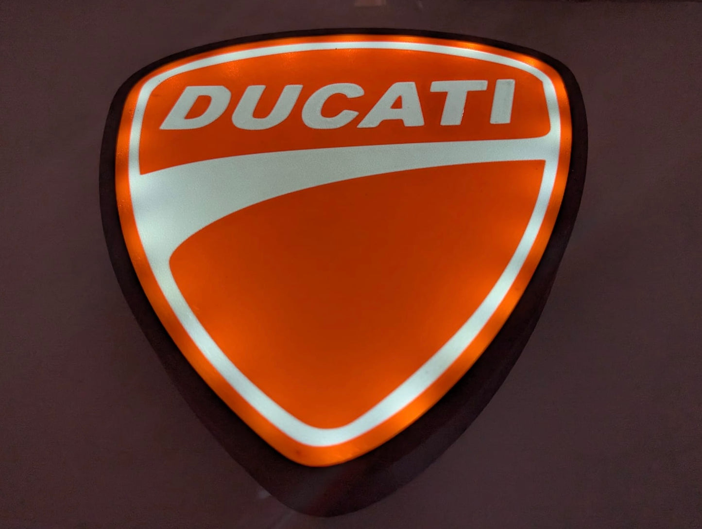 Ducati Lightbox Illuminated Logo Sign