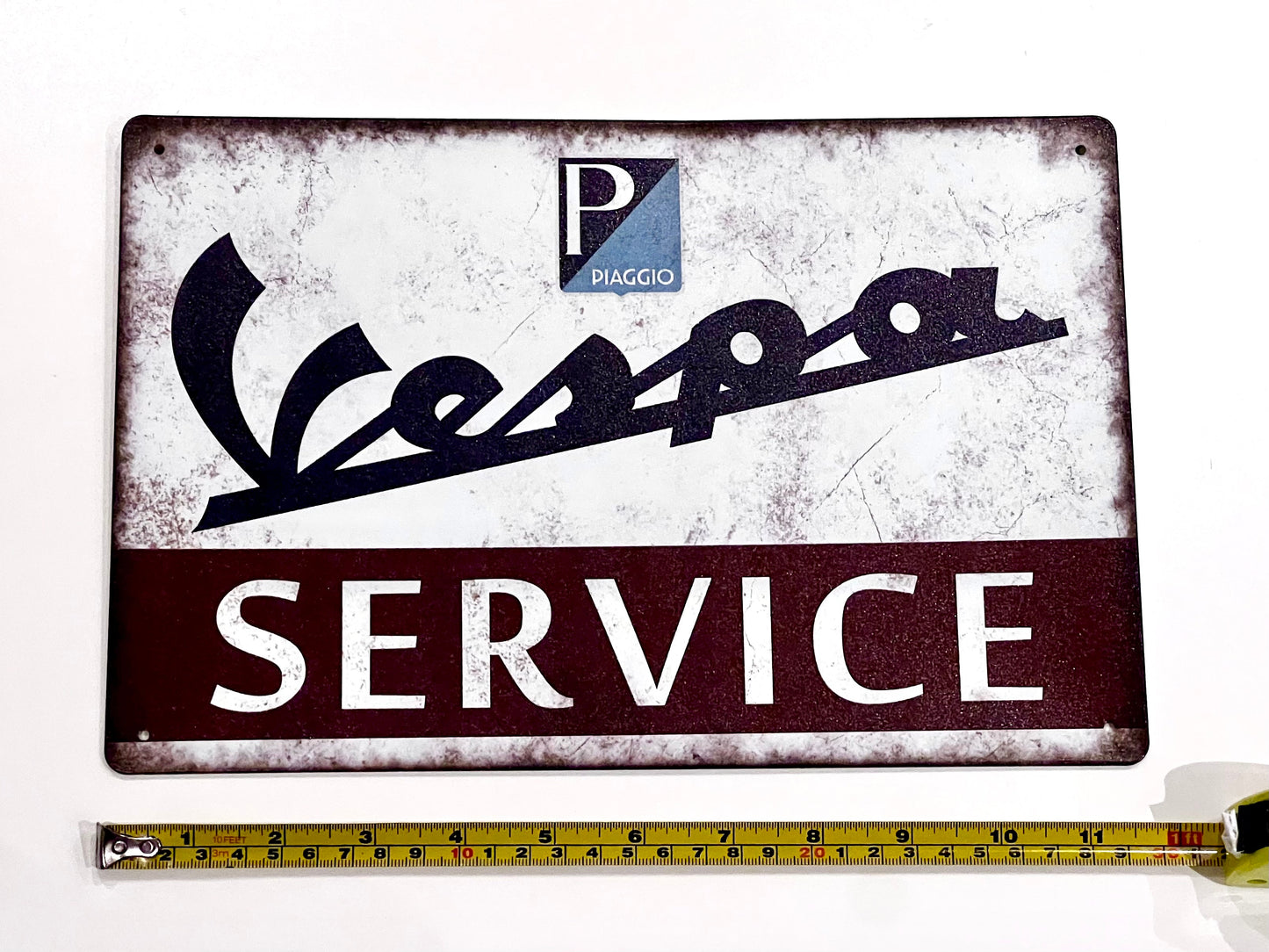 Vespa Service Metal Sign