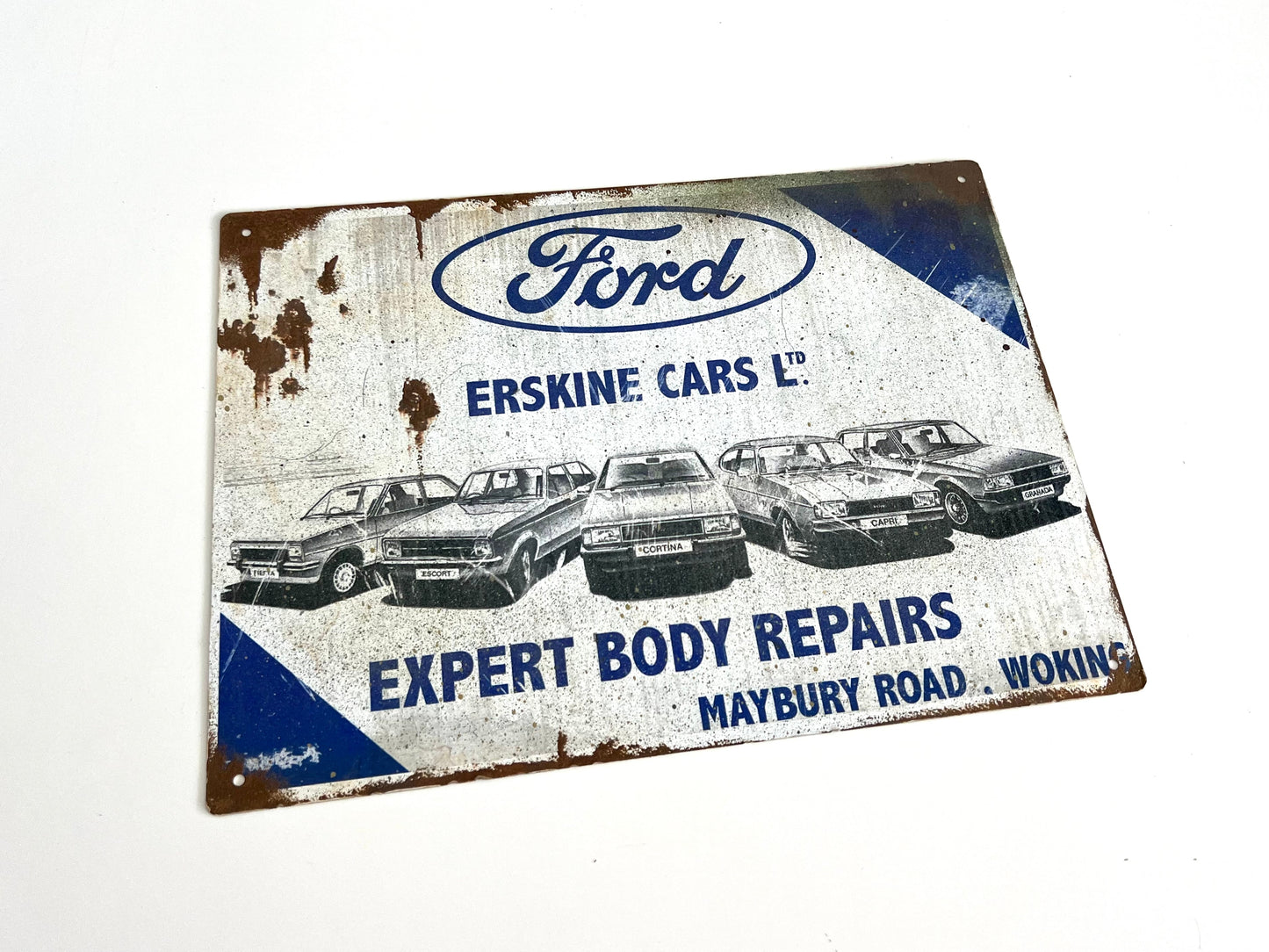 Ford Erskine Vintage Metal Sign