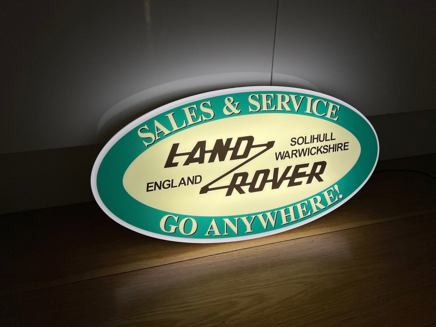 Land Rover Illuminated Sign
