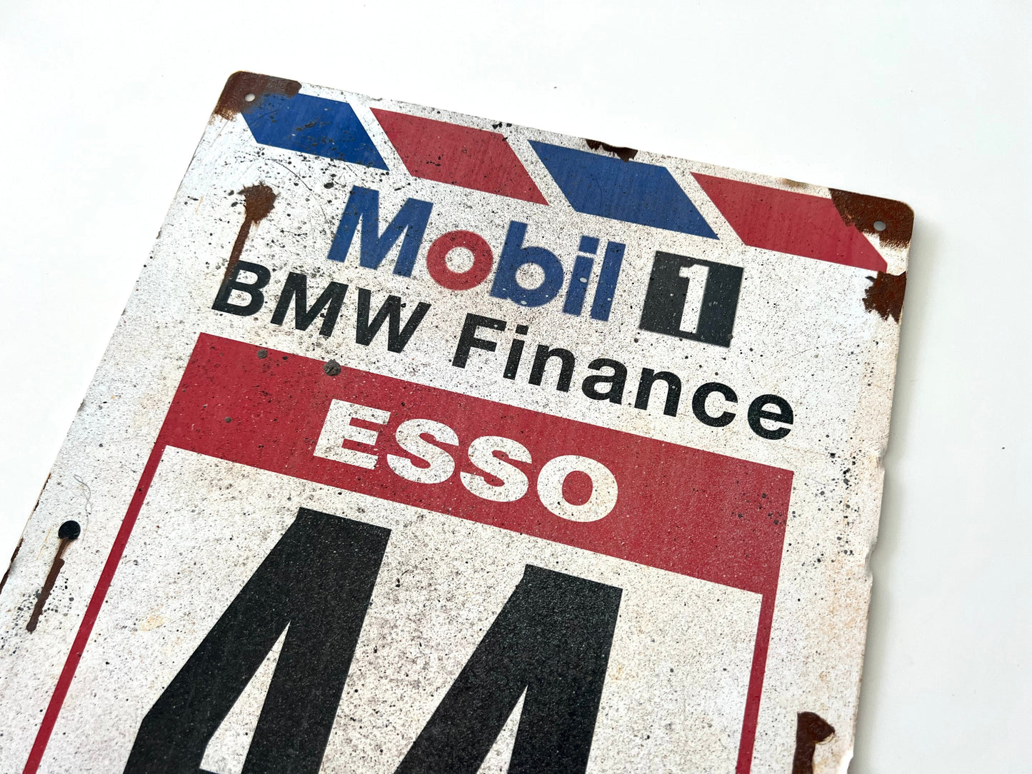 BMW Mobil 1 Esso Vintage Metal Sign