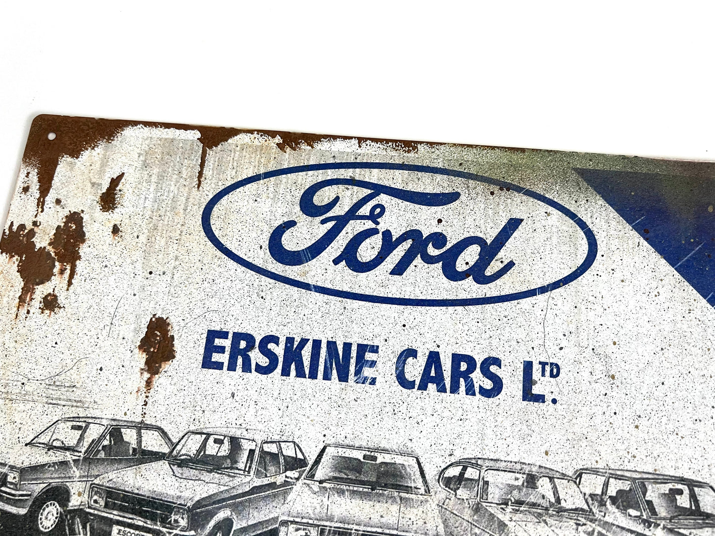 Ford Erskine Vintage Metal Sign