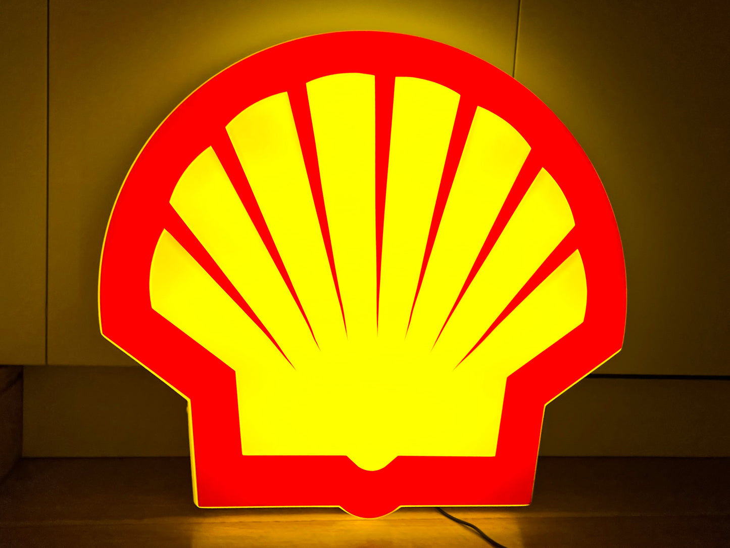 Shell Oil Illuminated Sign