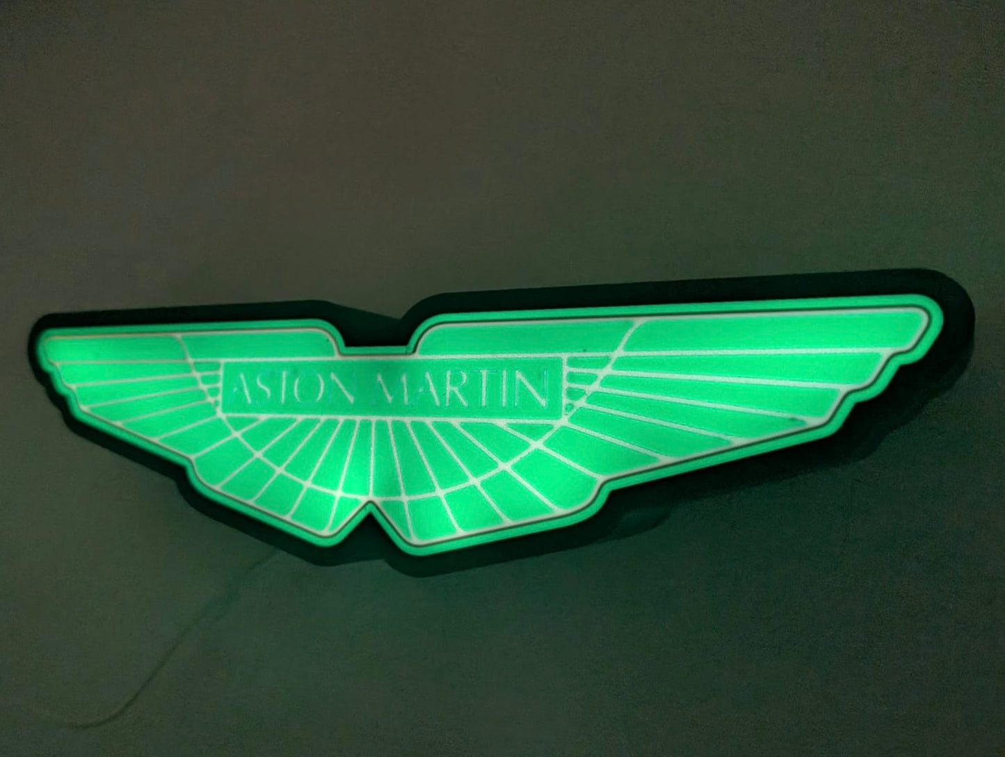 Aston Martin Lightbox Illuminated Logo Sign