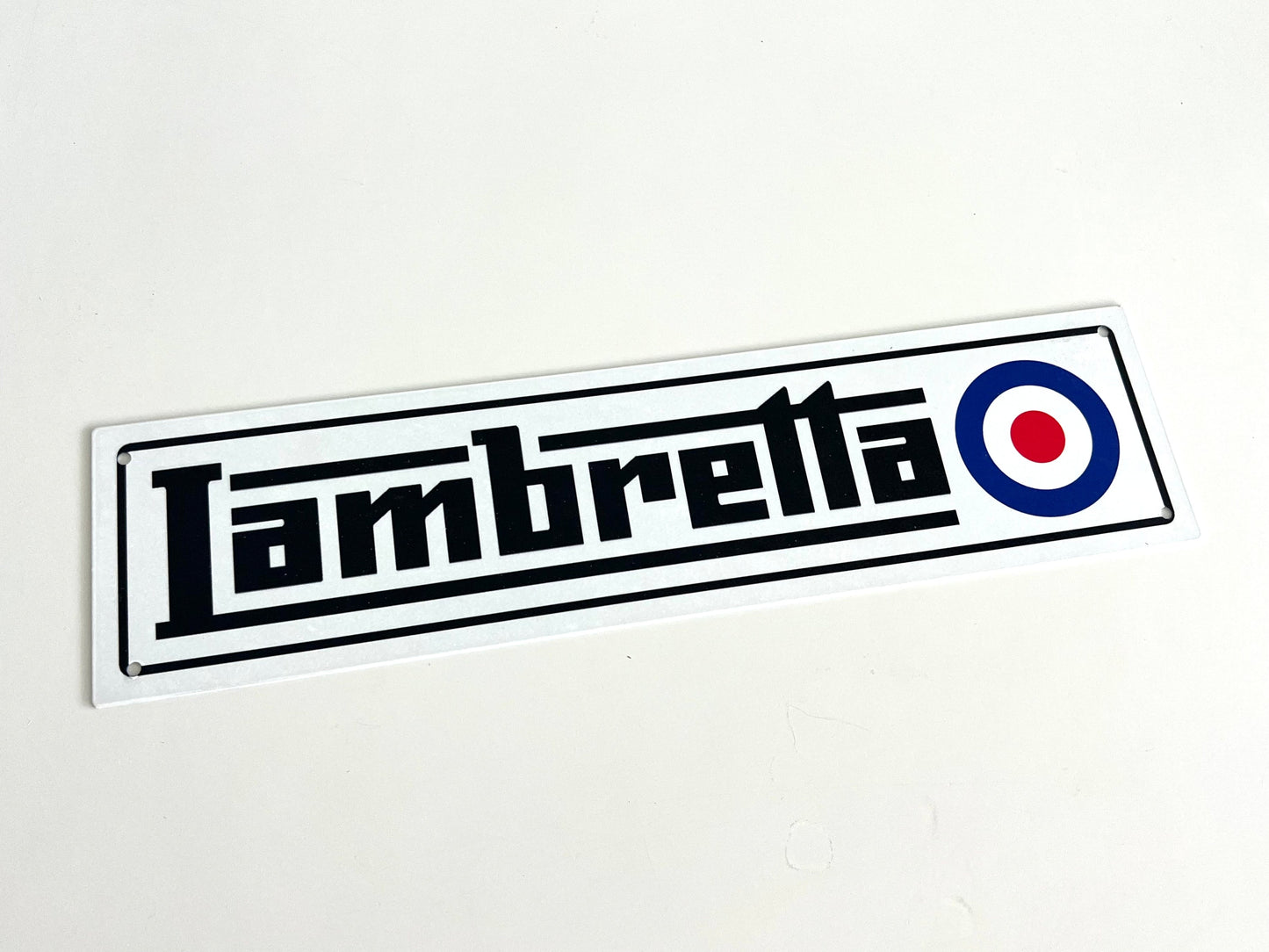Lambretta Metal Sign