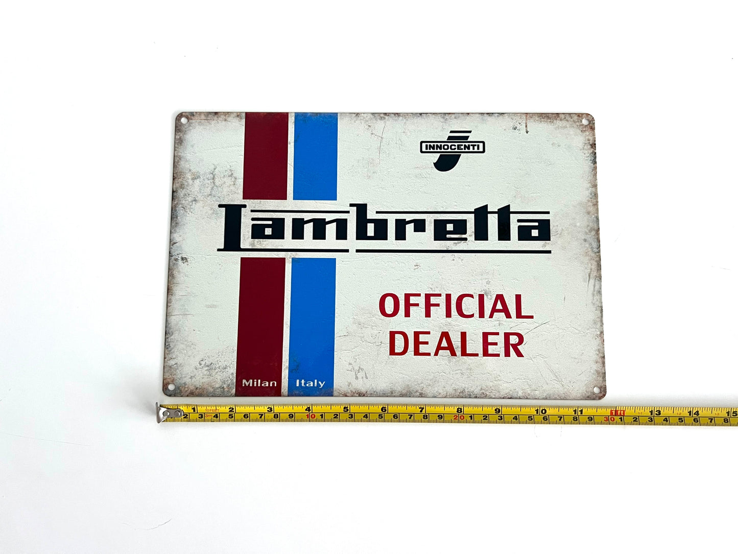 Lambretta Metal Sign