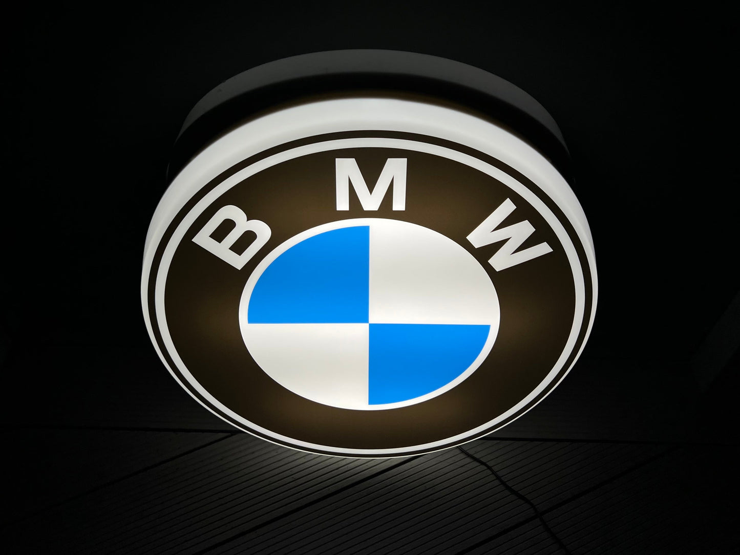 BMW Round Illuminated Logo Sign