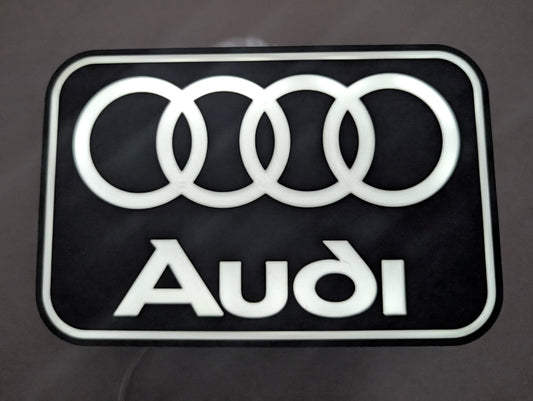 Audi Lightbox Illuminated Logo Sign