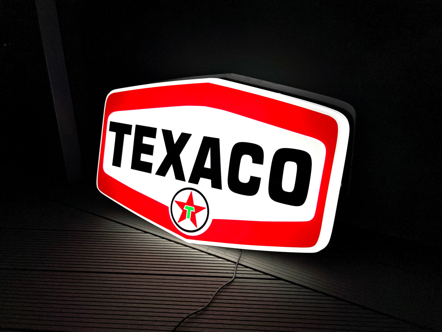 Texaco Illuminated Sign