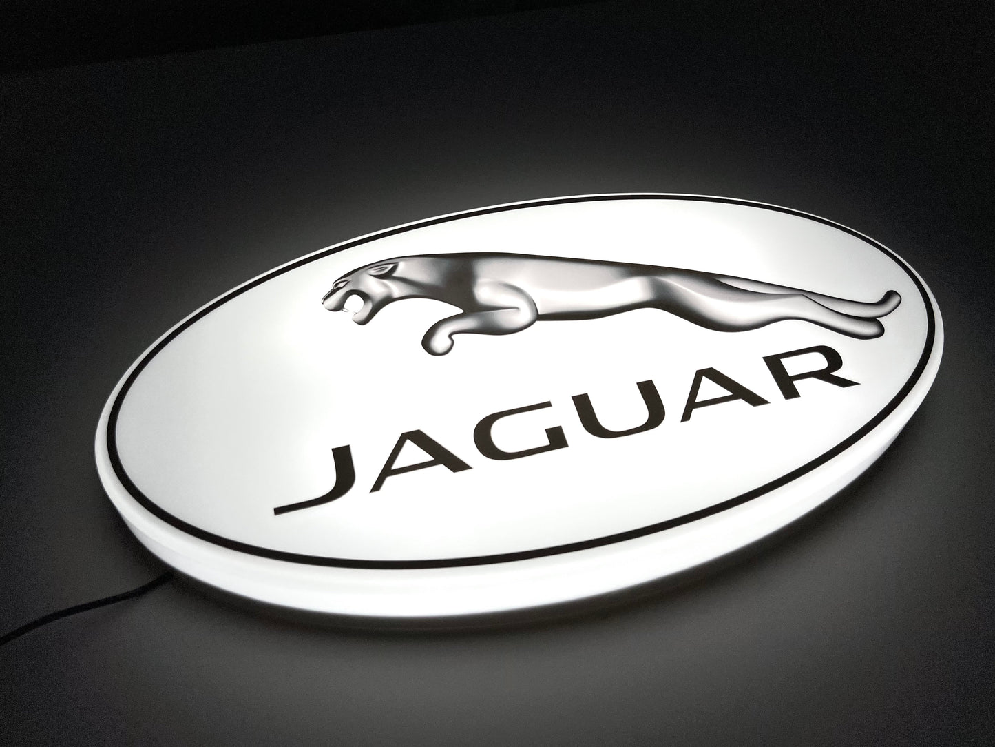 Jaguar Oval Illuminated Logo Sign