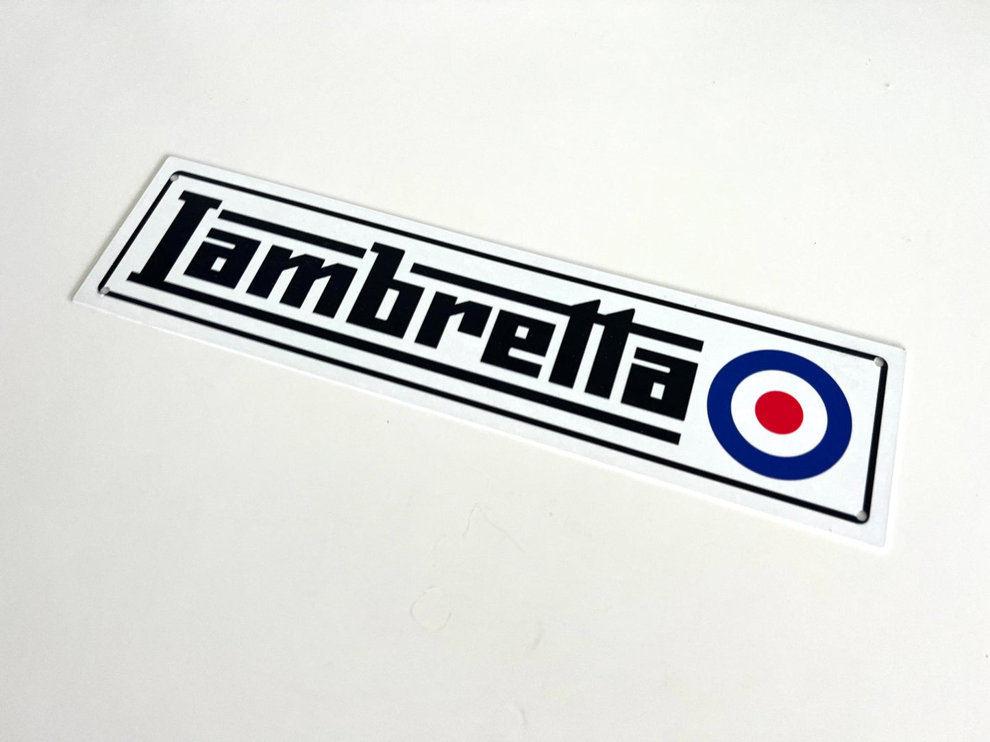 Lambretta Metal Sign