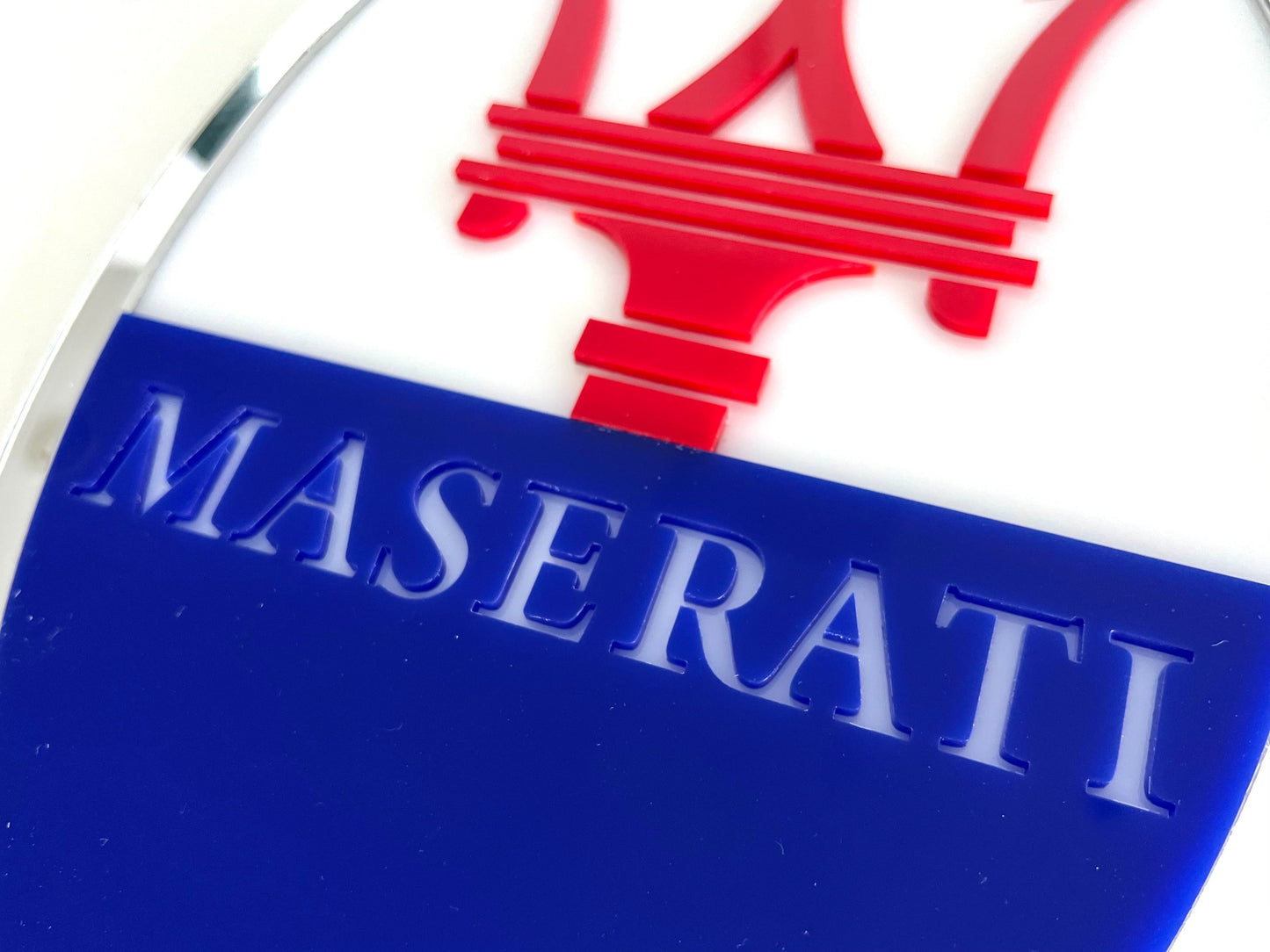Maserati Acrylic Logo Sign
