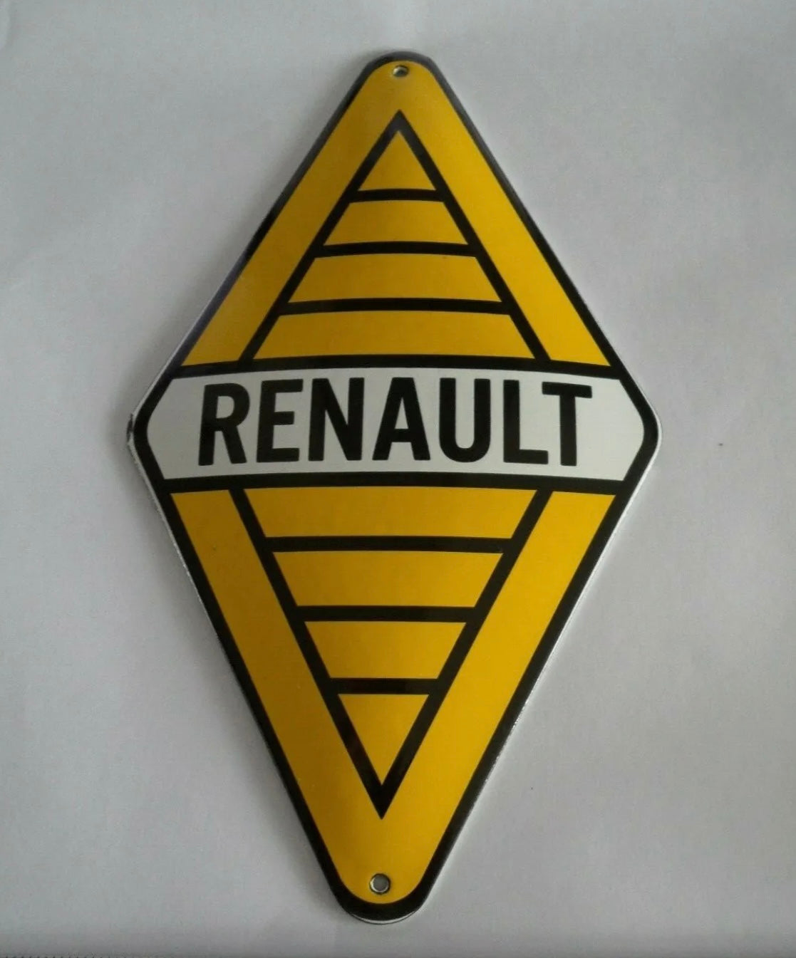 Renault Enamel Sign