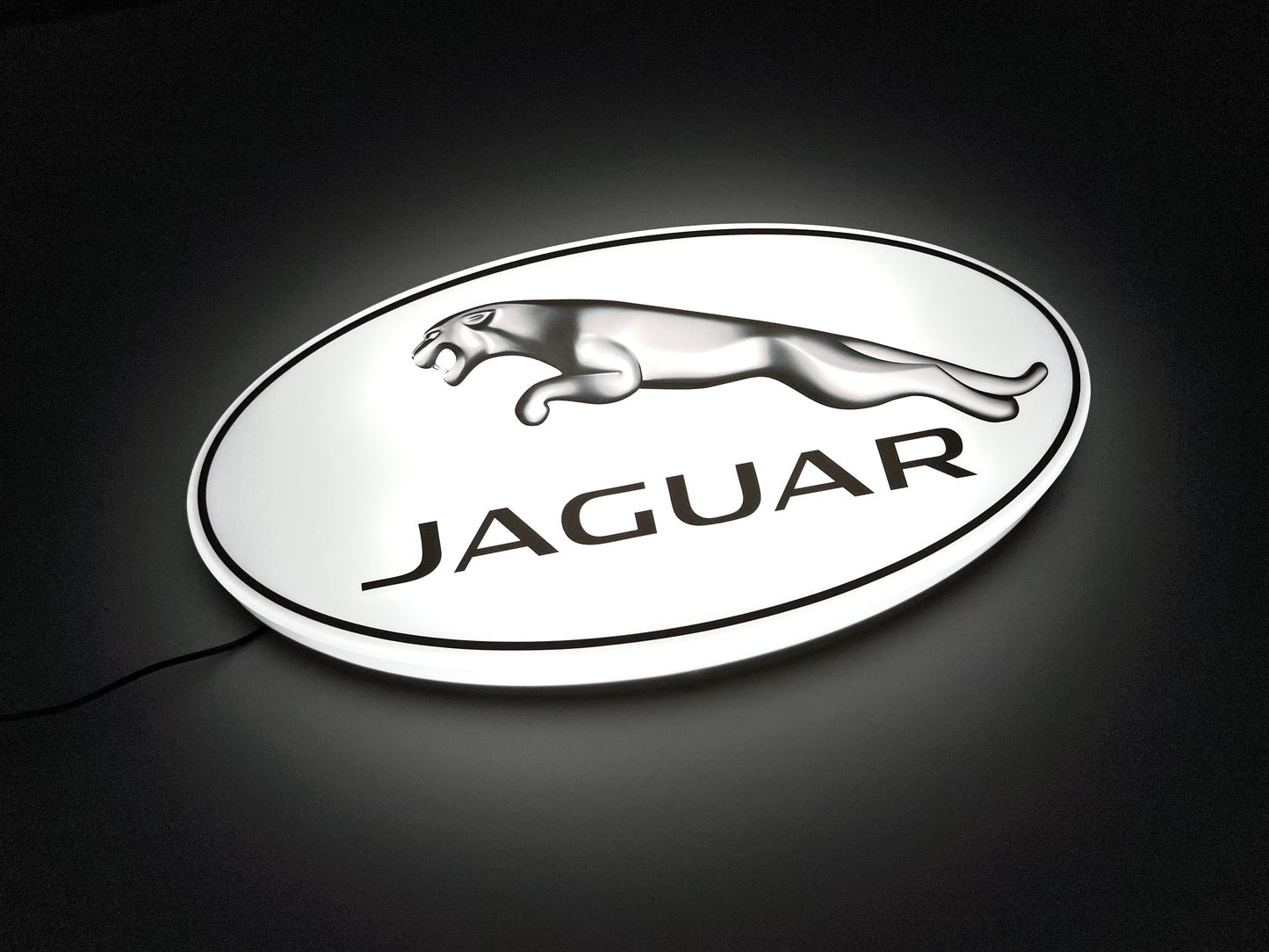 Jaguar Oval Illuminated Logo Sign