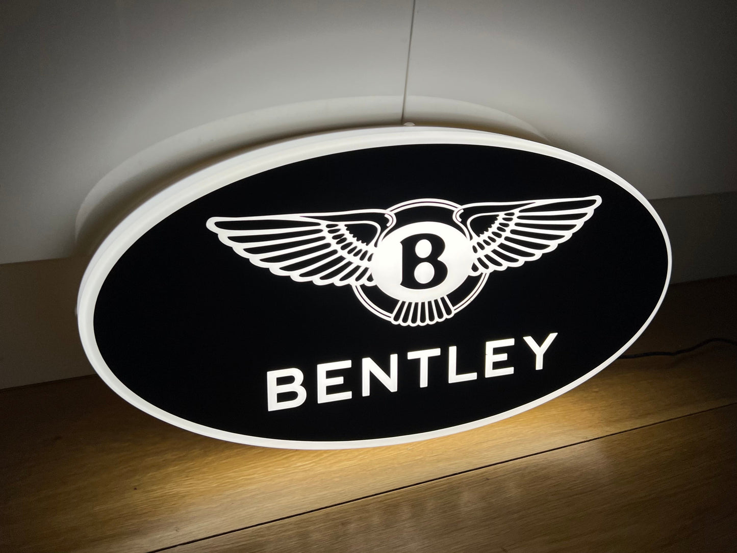 Bentley Black Illuminated Logo Sign