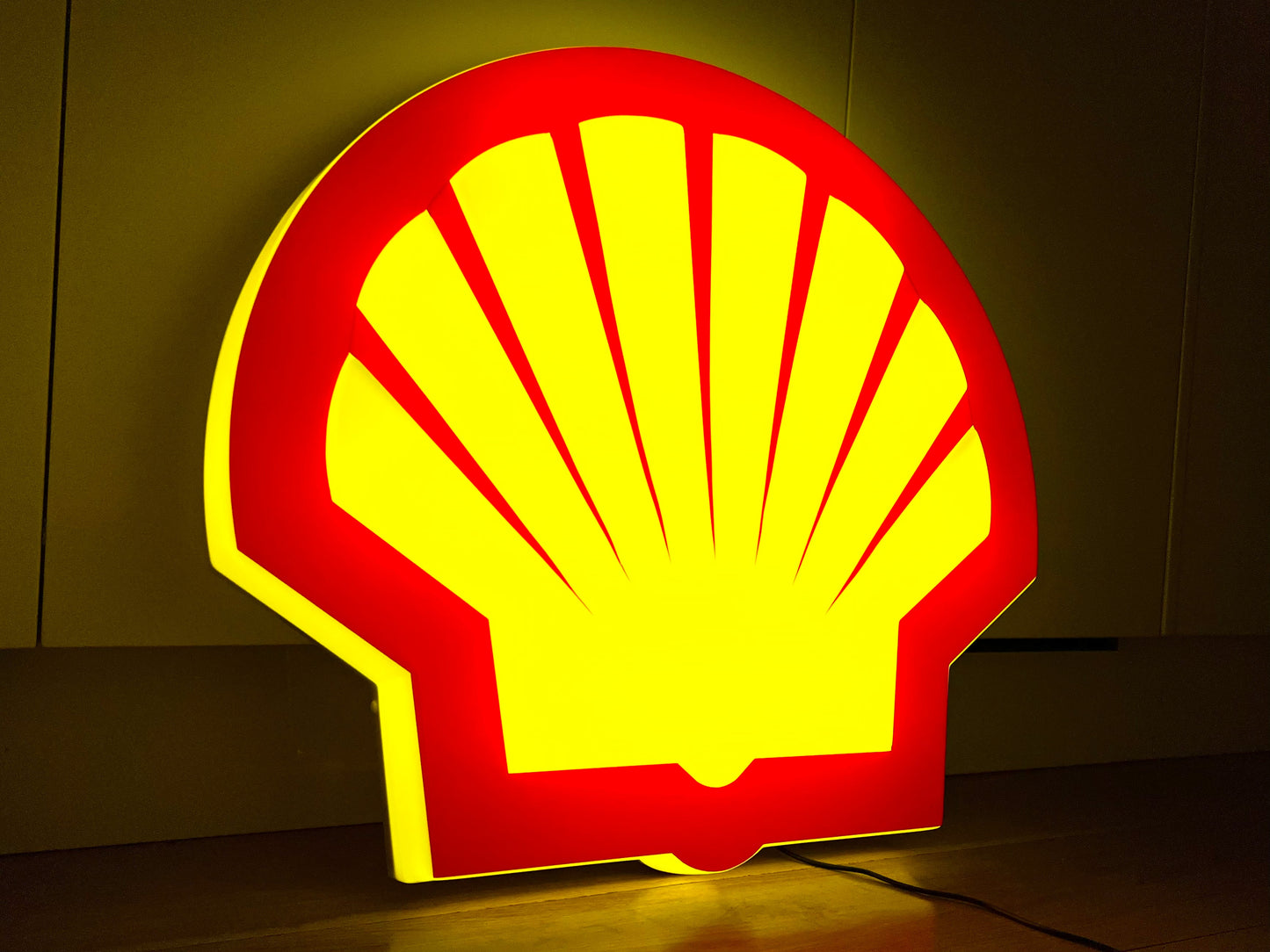 Shell Oil Illuminated Sign