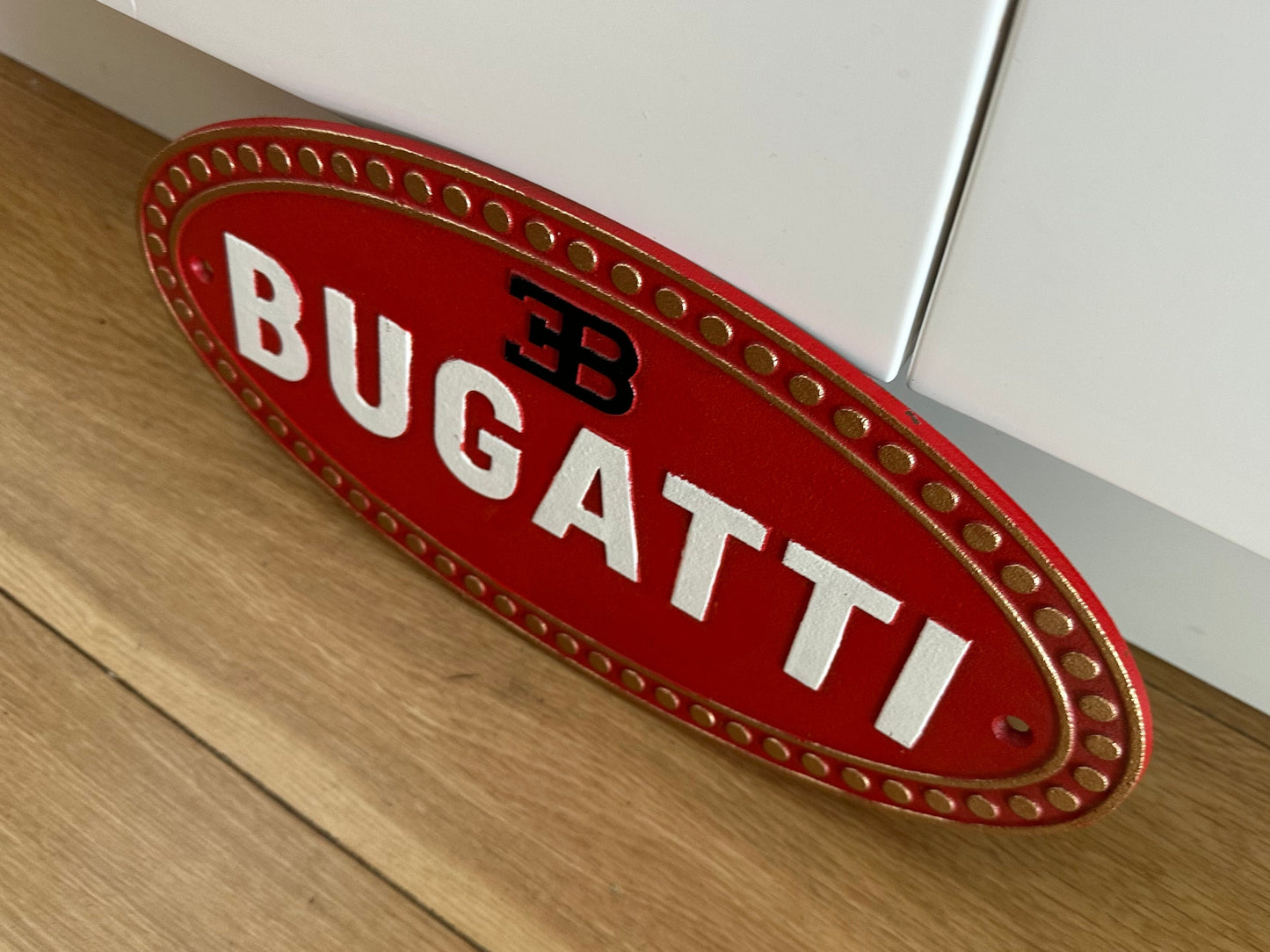 Bugatti Metal Logo Sign