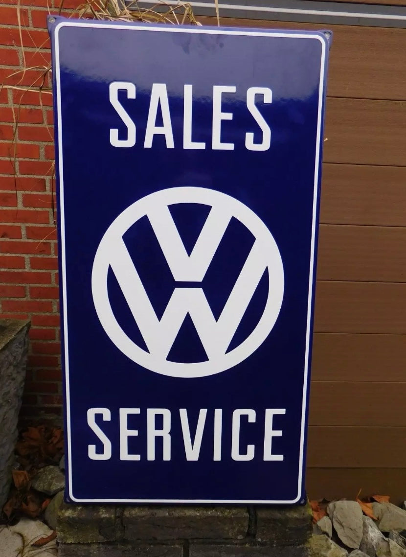 Volkswagen VW Enamel Sign