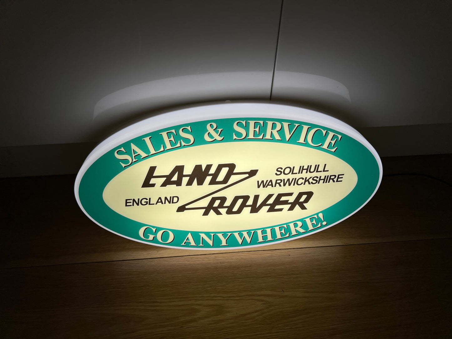 Land Rover Illuminated Sign