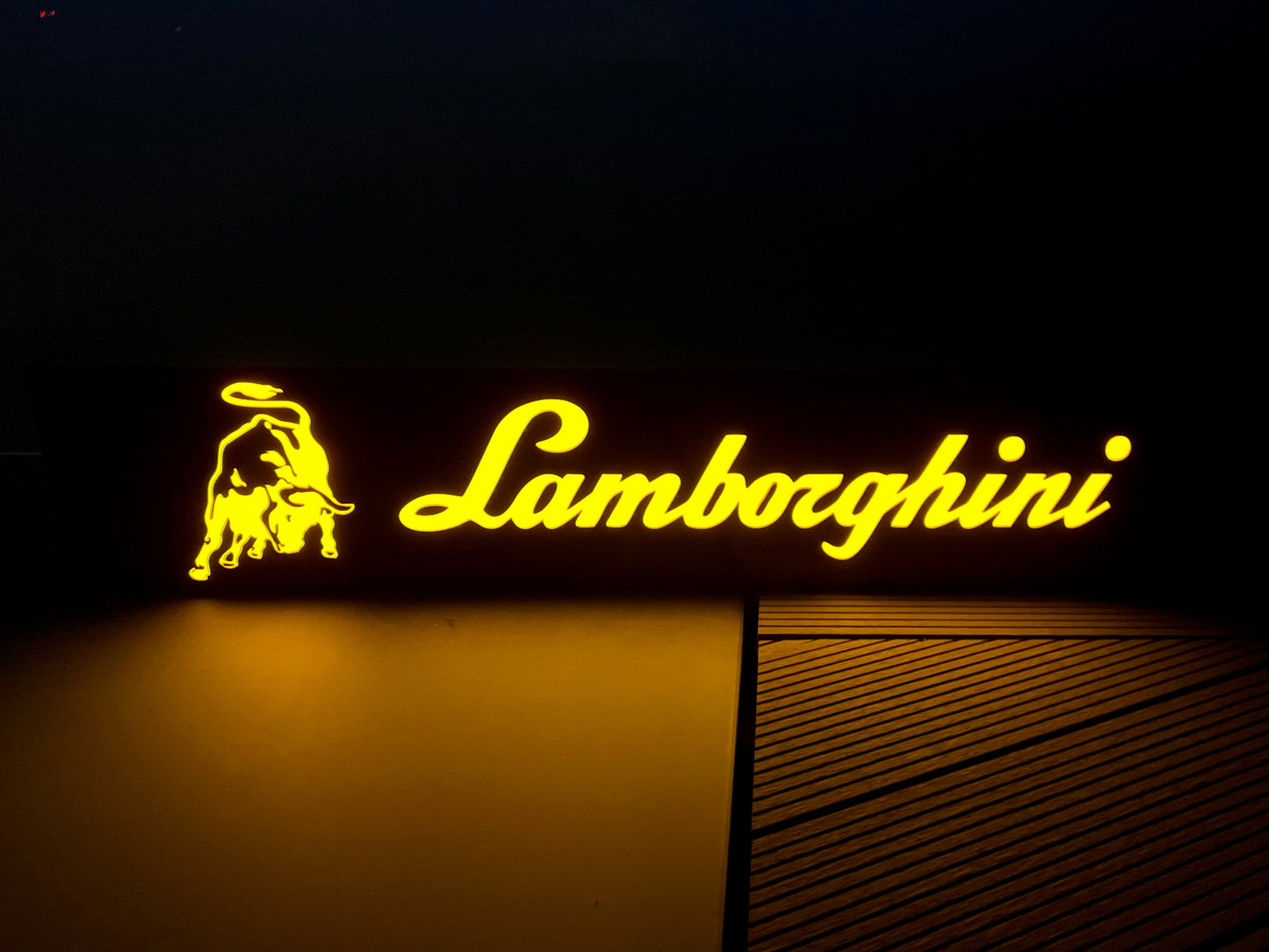Lamborghini Illuminated Sign