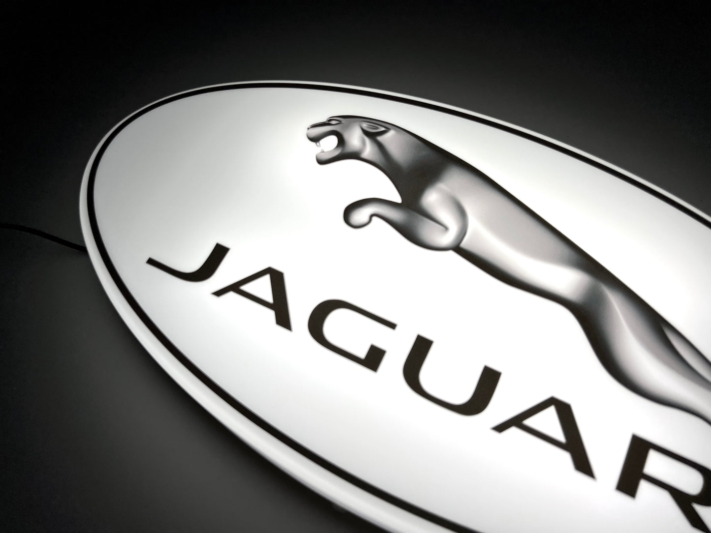 Jaguar Oval Illuminated Logo Sign