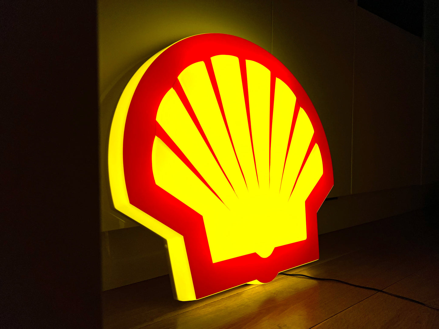Shell Oil Illuminated Sign