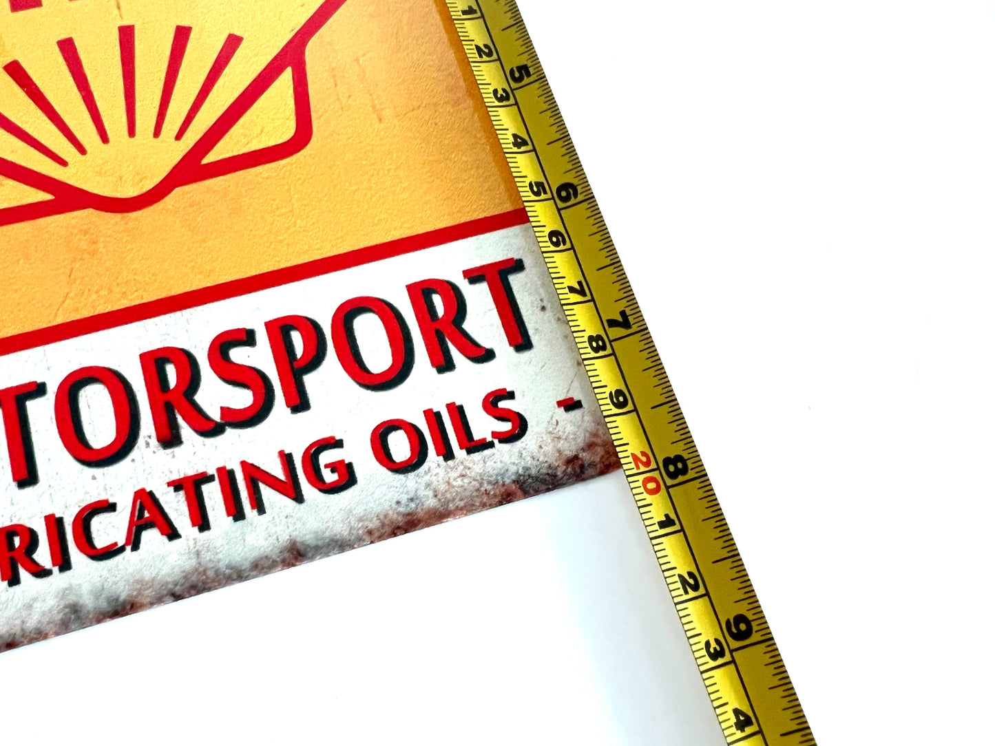 Shell Lubricant Metal Sign
