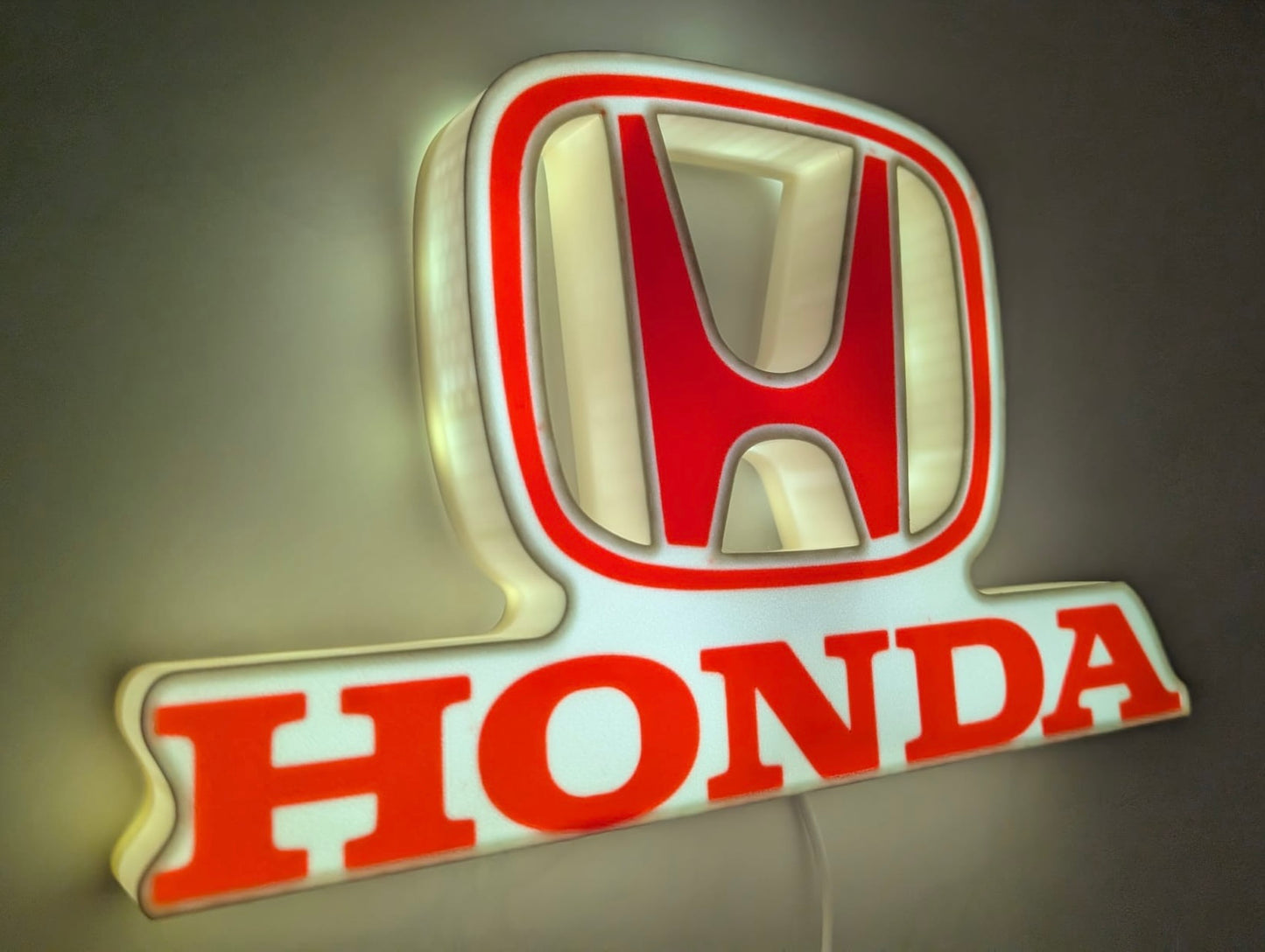 Honda Lightbox Illuminated Logo Sign