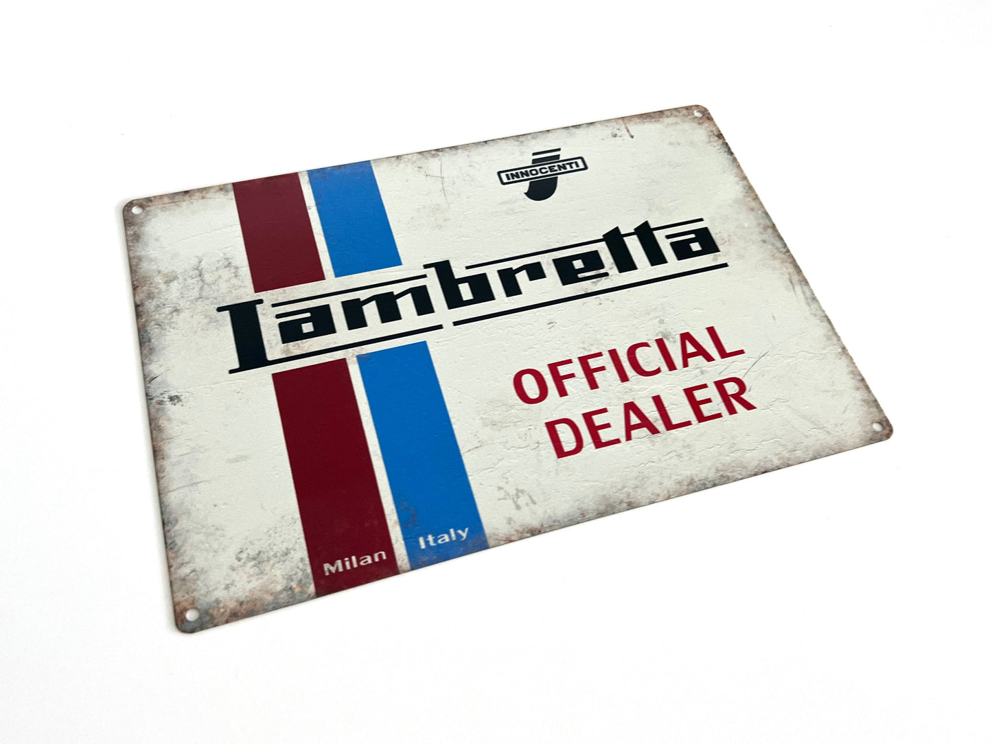 Lambretta Metal Sign