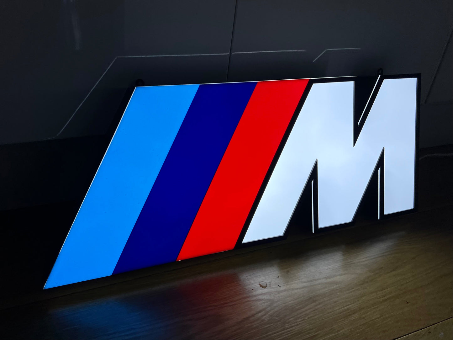 BMW M Power Illuminated Logo Sign