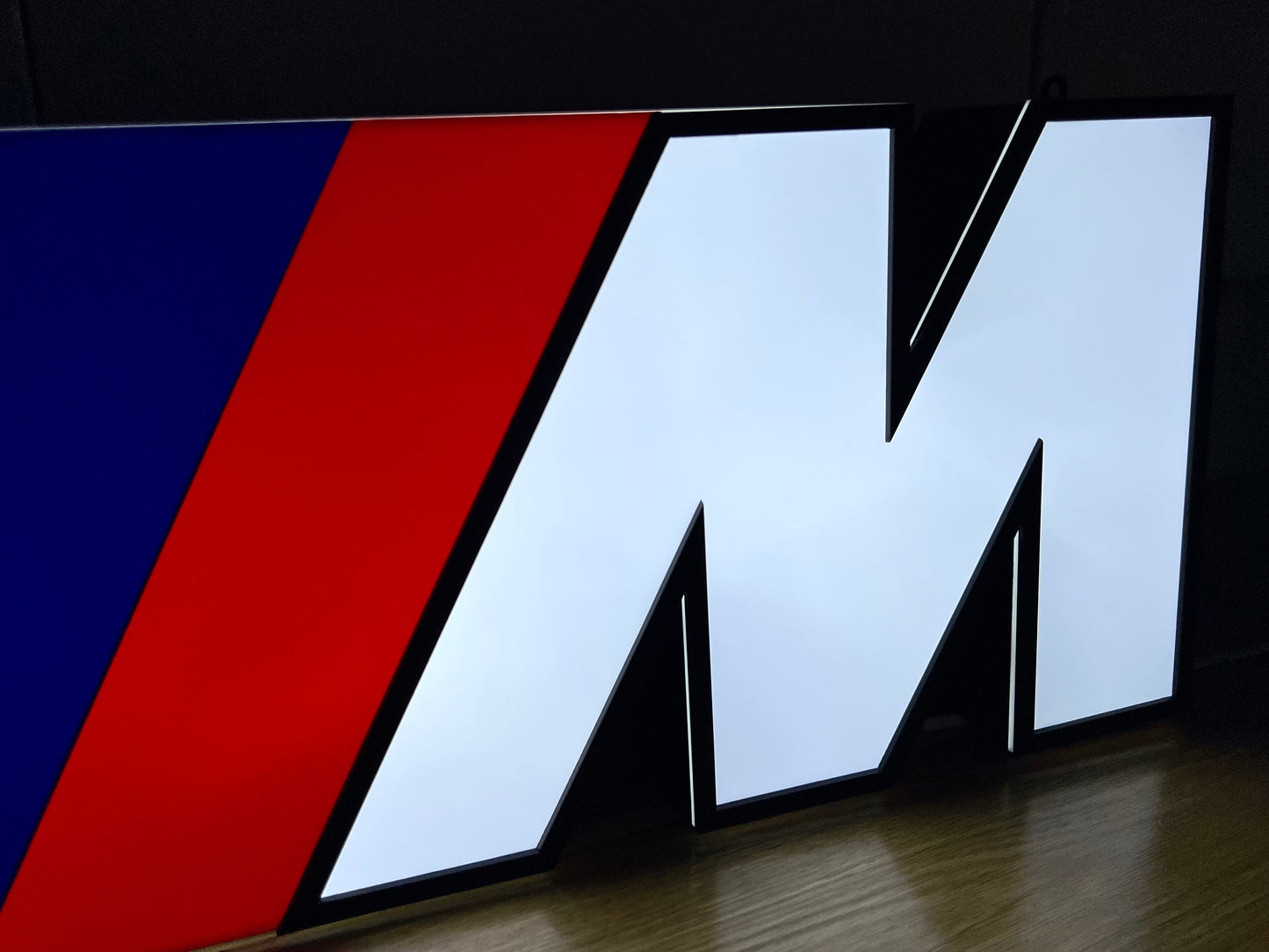 BMW M Power Illuminated Logo Sign