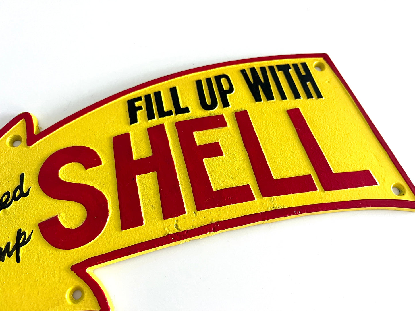 Shell Metal Sign