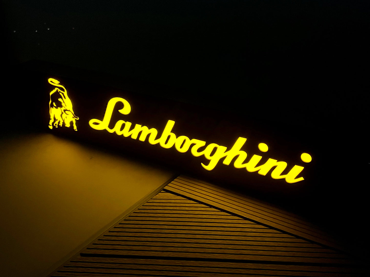 Lamborghini Illuminated Sign