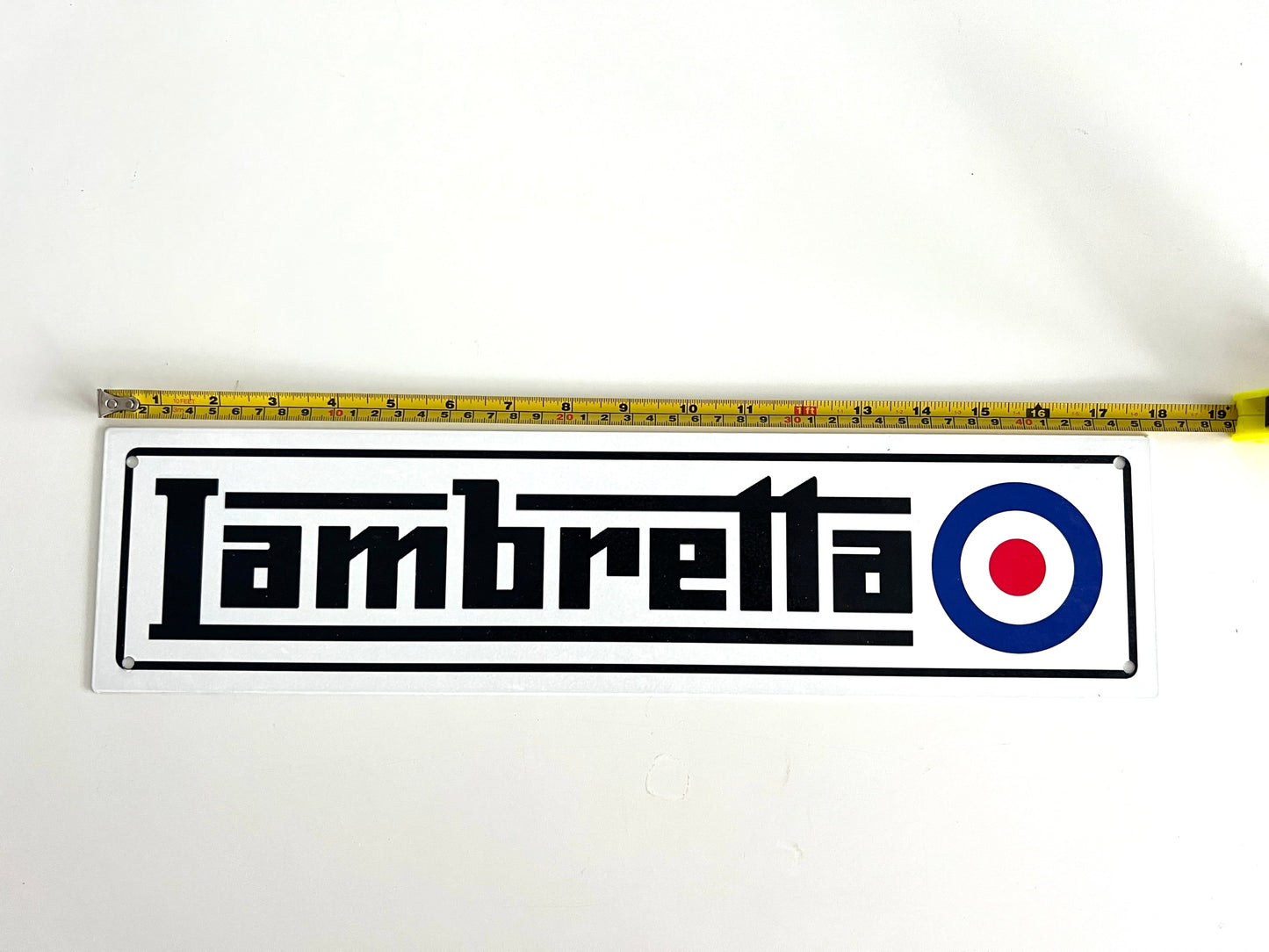 Lambretta Metal Sign