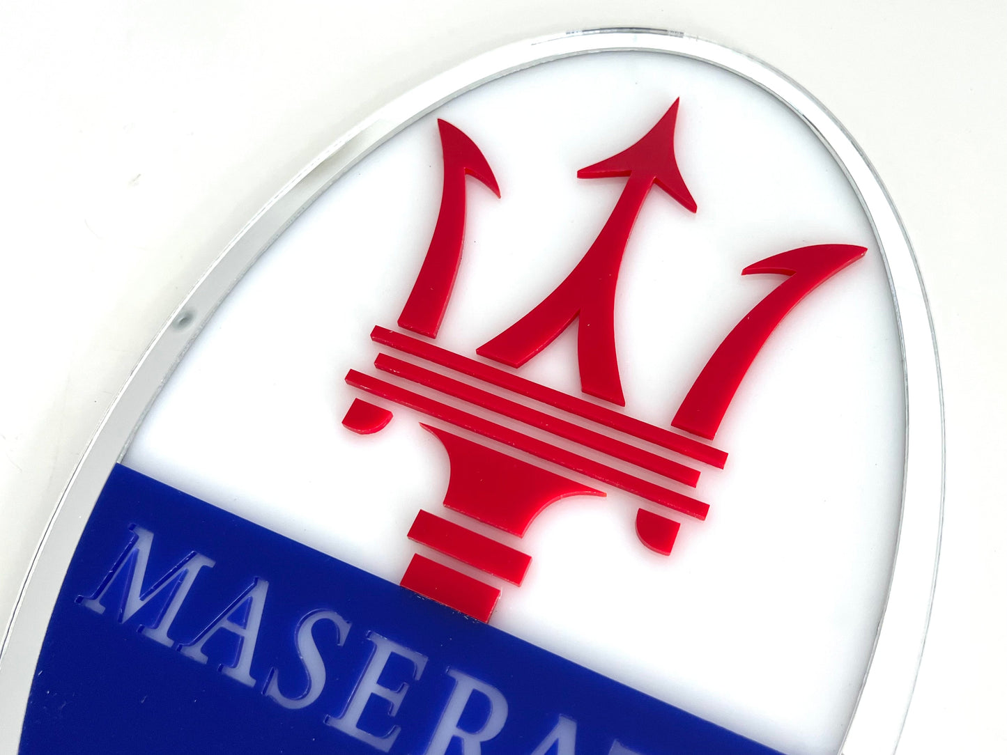 Maserati Acrylic Logo Sign