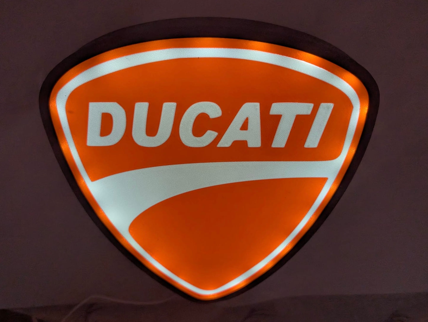 Ducati Lightbox Illuminated Logo Sign