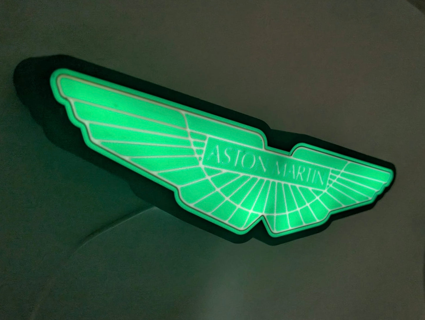 Aston Martin Lightbox Illuminated Logo Sign