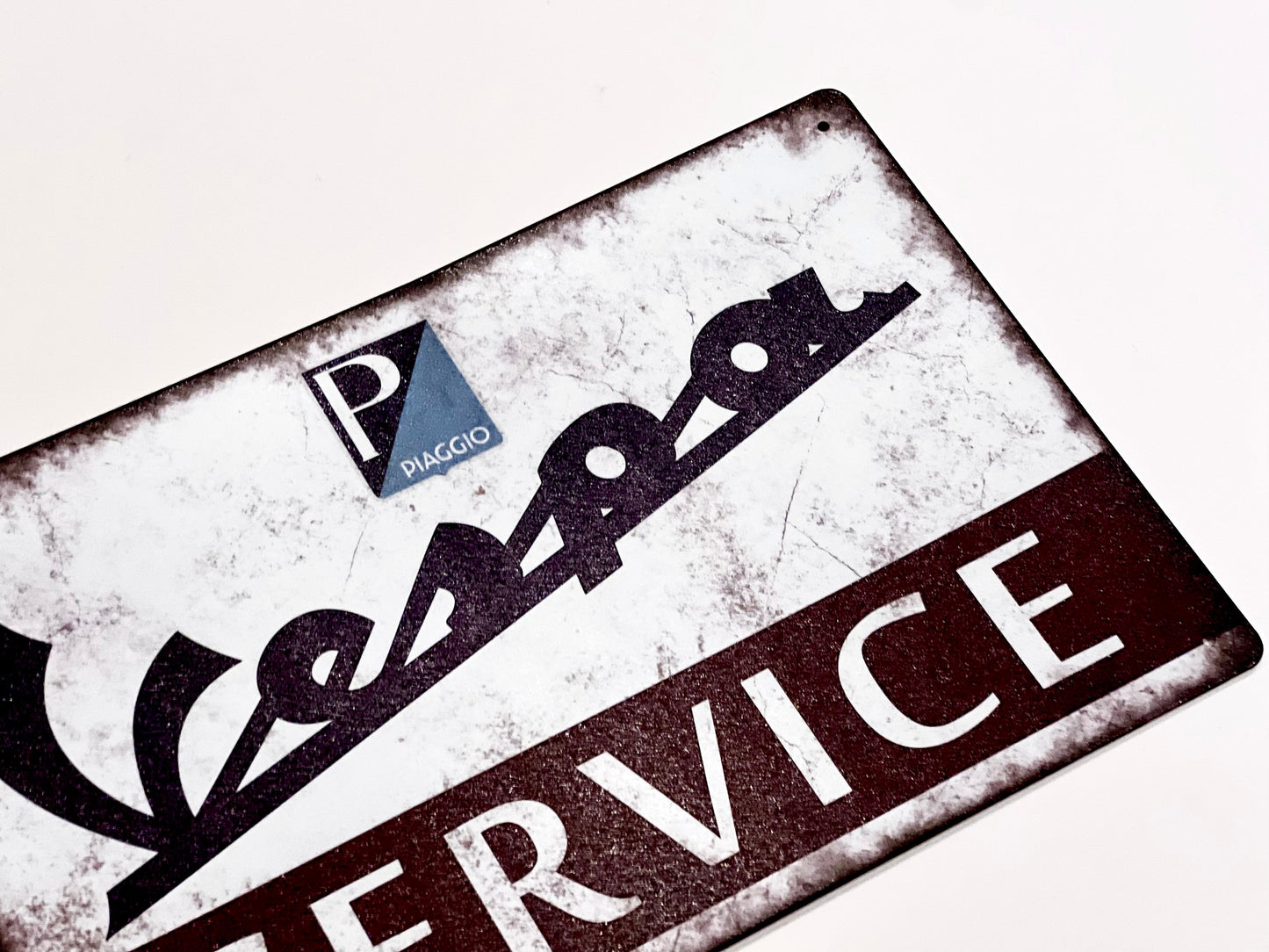 Vespa Service Metal Sign