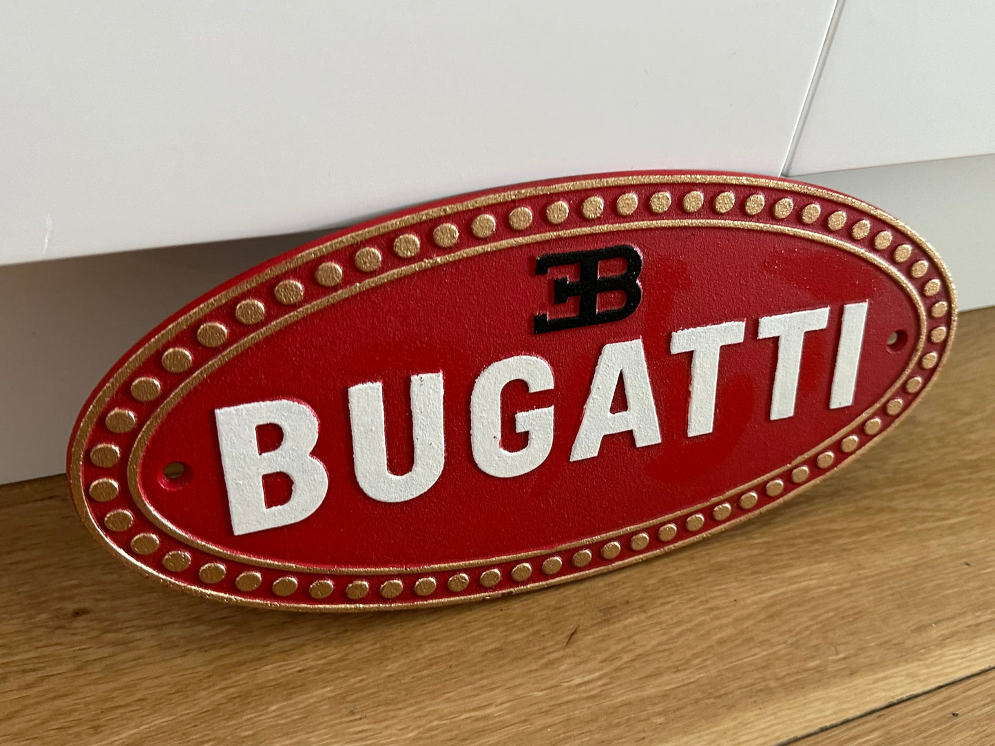Bugatti Metal Logo Sign