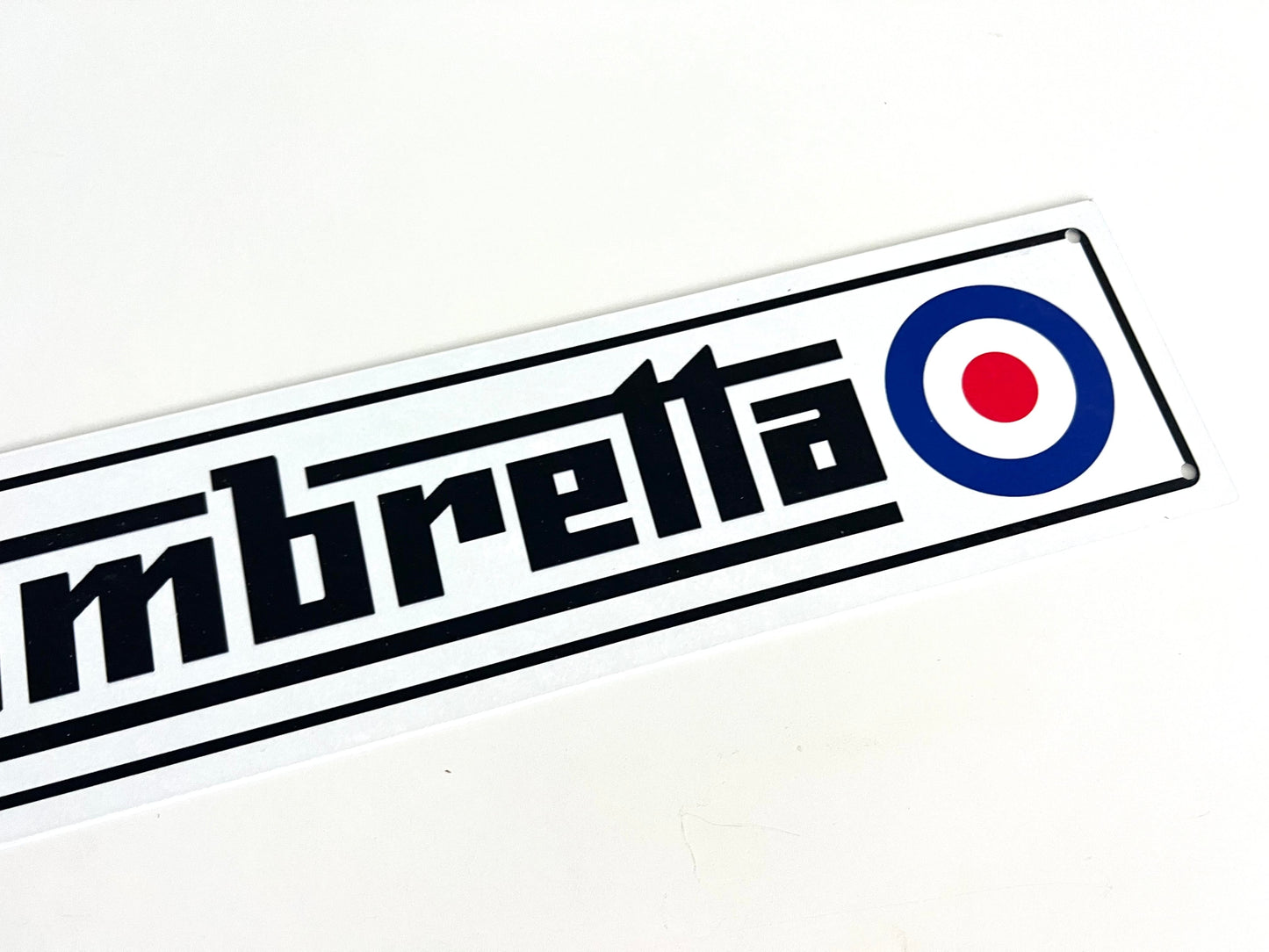 Lambretta Metal Sign