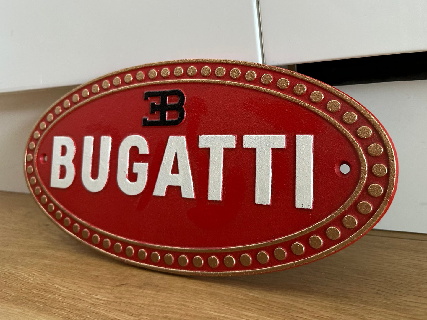 Bugatti Metal Logo Sign