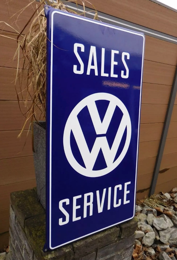 Volkswagen VW Enamel Sign