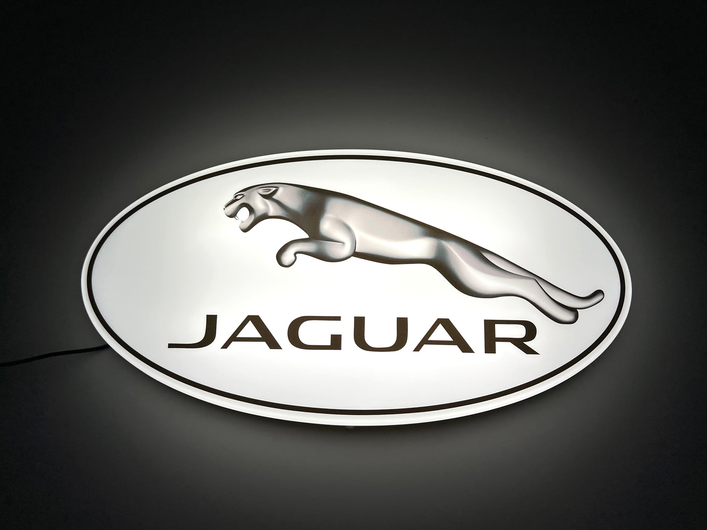 Jaguar Oval Illuminated Logo Sign