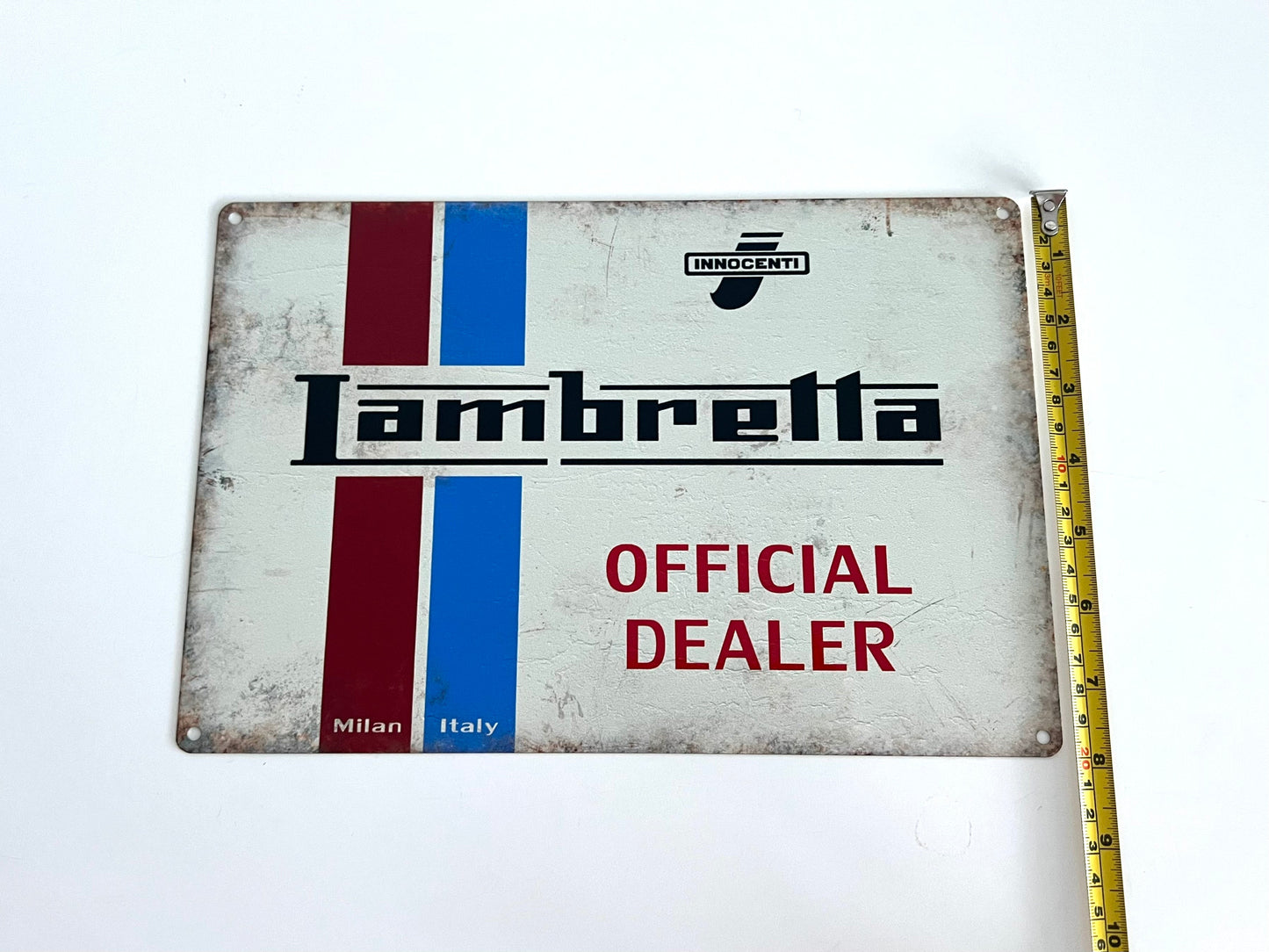 Lambretta Metal Sign