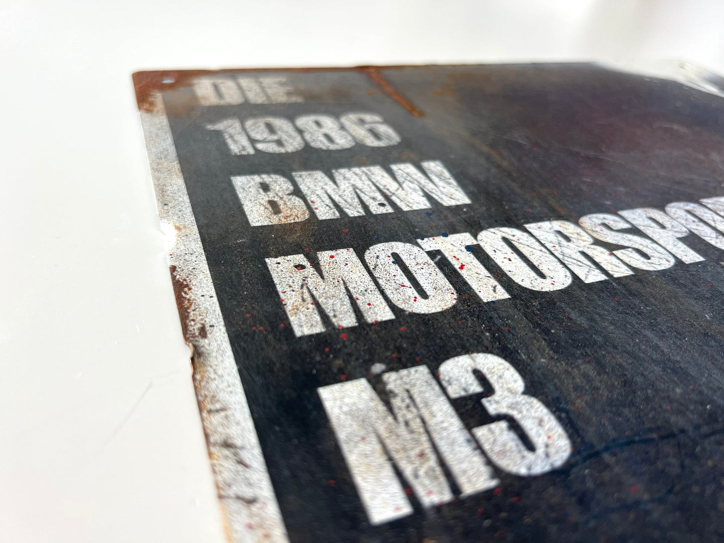 BMW M3 Vintage Metal Sign