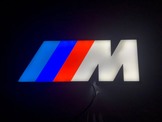 BMW M Power Illuminated Sign