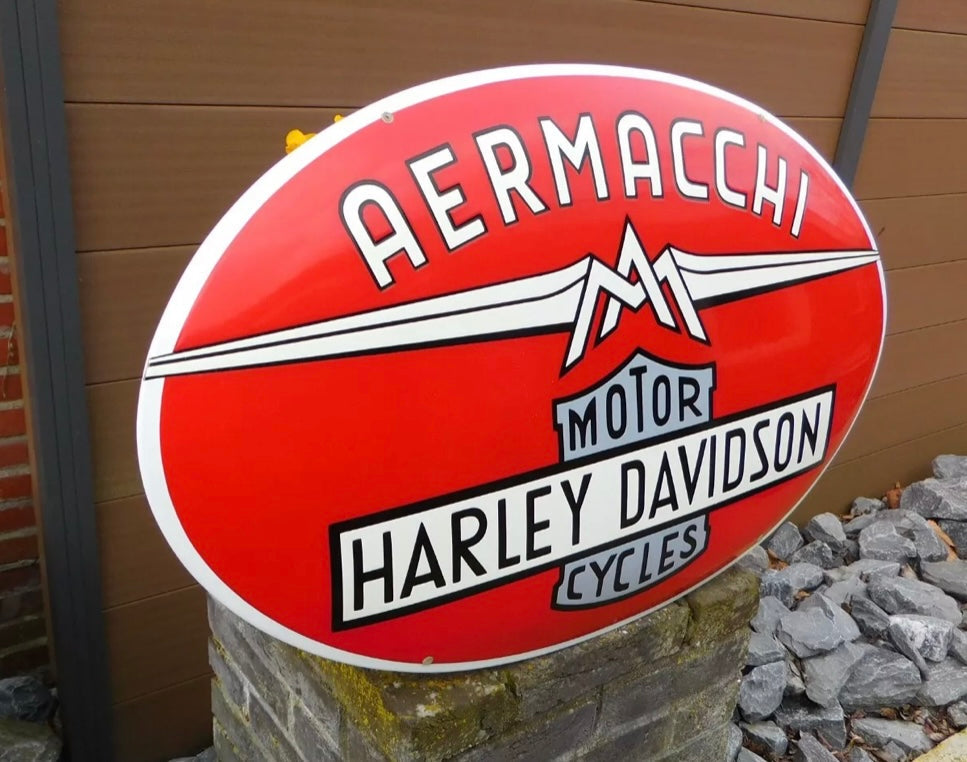 Harley Davidson Motorcycles Enamel Sign